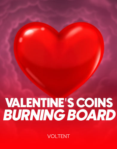 Valentine's Coins Burning Board