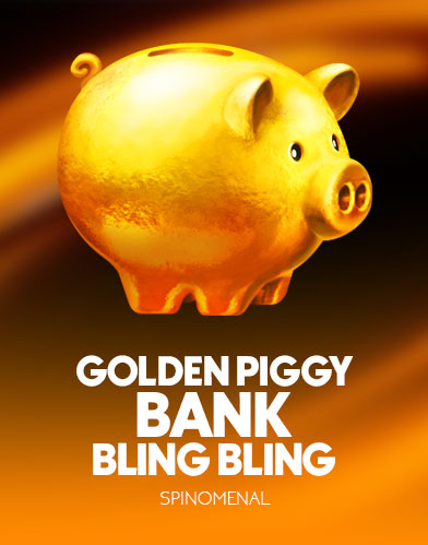 Golden Piggy Bank - Bling Bling