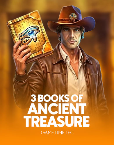 3 Books of Ancient Treasure Hold and Win